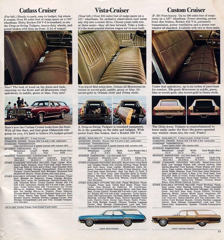 1972 Oldsmobile Full-Line Brochure Page 34